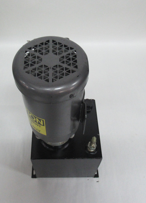 Bucher Fluid Pack c/w Motor 3HP 3450rpm 208-230/460V 56C TEFC 3Ph USED