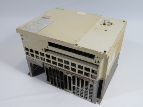 Mitsubishi FR-A044-2.2K-UL Inverter Drive 3HP 3Ph SHELF WEAR/MISSING COVER USED