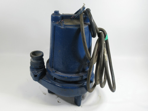 Barnes 2SEV2052L Submersible Sewage Ejector Pump 2HP 575V 3450RPM USED