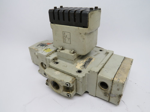 Ross 3573A5202 Double Air Valve 3/4" 1" 1-1/4" Ports Unknown Voltage AS IS