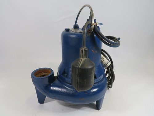 Liberty Pumps LE51M Sewage Pump 2" Inlet/Outlet w/ Float Switch SHELF WEAR USED