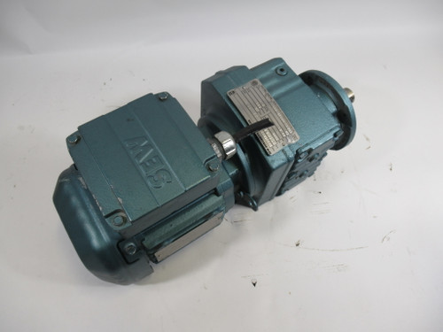 Sew-Eurodrive Gearmotor 0.5HP 1700rpm 230YY/460Y IP54 TEFC 44.81:1 USED