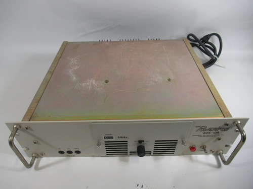 Powertron 80S-CR Amplifier Unit Model C534 4A@230V 7A@115V USED