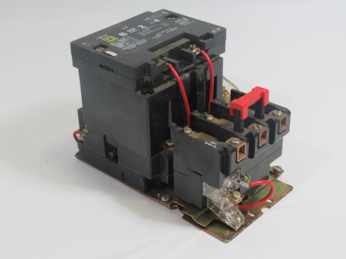 Square D 8536-SD01 Series A Motor Starter 110/120V 50/60Hz 45A 600V USED