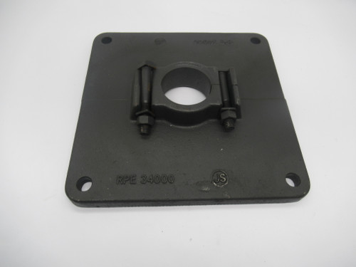 Generic RPE-34000 Steel Mounting Plate 11"x11" Frame 2-1/2" Bore USED