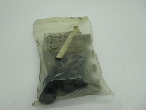 Alco KLN1250B Anodized Aluminum Knobs 1/4" *Lot of 12* NOP