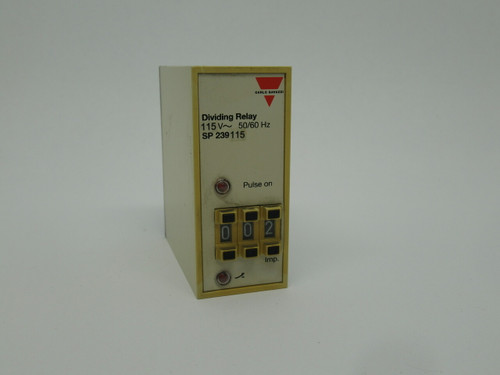 Carlo Gavazzi SP239-115 Dividing Relay 115V 50/60HZ 11 Pin USED