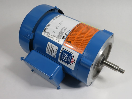 Weg 0.75HP 3450RPM 575V 56J TEFC 3Ph 1.0FLA 1.5SF 1.3SFA 60Hz SHELF WEAR NOP