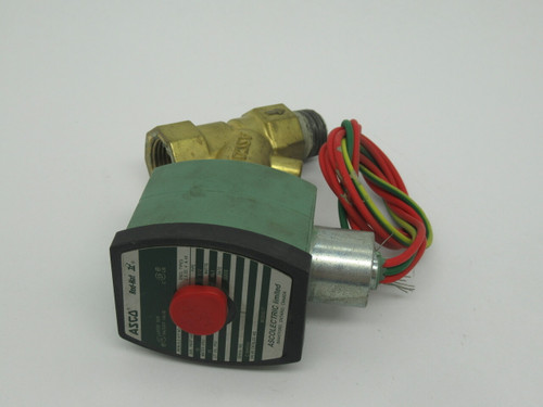Asco 8030G17 Solenoid Valve 1/2" Pipe 120V 60Hz 16.1W 15Psi USED
