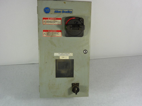 Allen-Bradley 160-AA12SF1-AF-D13 Enclosed Motor Control AC Drive 230V  USED