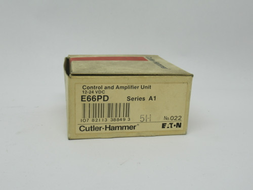 Cutler-Hammer E66PD Control & Amplifier Unit Series A1 12-24VDC 5H NEW