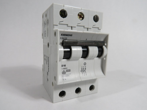 Siemens 5SX2316-8 Circuit Breaker 16A 400V 3-Pole D16 NOP