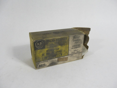 Allen-Bradley 802T-AM Oiltight Limit Switch Ser. D 2 Circuit NEW