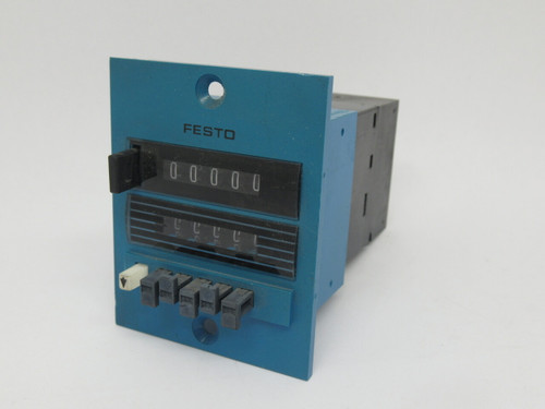 Festo PZV-S-E-AUT 13987 Analog Signal Counter 2-8 bar SHELF WEAR USED