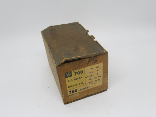 Allen-Bradley 700-NT400-A1 AC Relay Series C 110/120V 50/60Hz NEW