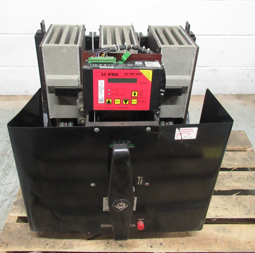 Allis-Chalmers LA-50A Air Circuit Breaker 600A 600V 3-Pole C/W AC-Pro USED