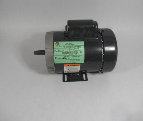 US Motors T34C1JC 3/4HP 3450RPM 115/208-230V 56C TEFC 1Ph 60Hz USED