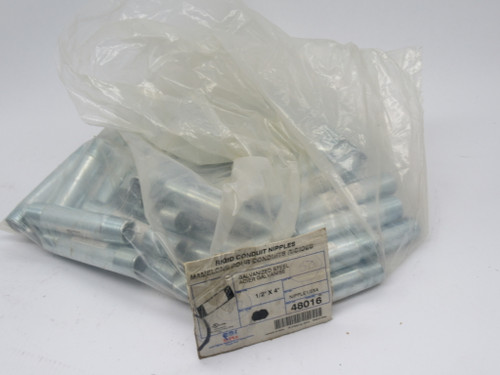 ERI 48016 Rigid Conduit Nipple 4" Length 1/2"Thread Lot of 47 NOP