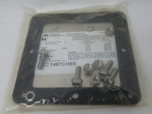 Hammond 1487CHSS Seal Kit for Pull Wireway 4x4" *Open Bag* NOP