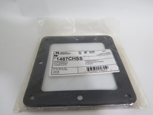 Hammond 1487CHSS Seal & Plate Kit for Pull Wire Way 4x4" *No Hardware* NWB