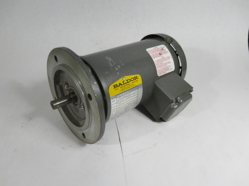 Baldor MVM3461D-5 Motor .37kW 1725RPM 575V D71D 3Ph 1A 60Hz USED