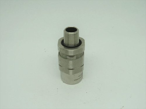 Appleton TMC2-050075NB Nickel-Plated Brass Connector 1/2"NPT USED