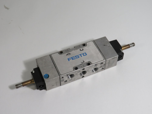 Festo 19787 MFH-5/3-G-1/4-B Solenoid Valve 1/4" 3-10 Bar 40-145 Psi USED