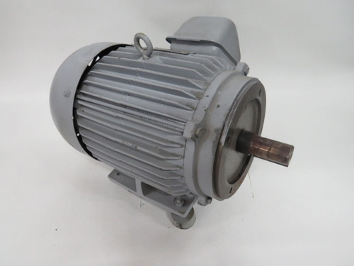 Toshiba 10HP 1745RPM 208-230/460V 215TC Fr TEFC 3PH 27.8-26.8/13.4A USED