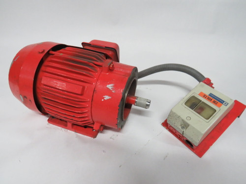 Toshiba 2HP 1730RPM 208-230/460V 145TC TEFC 3PH 6.3-6.0/3.0 C/W Controller USED