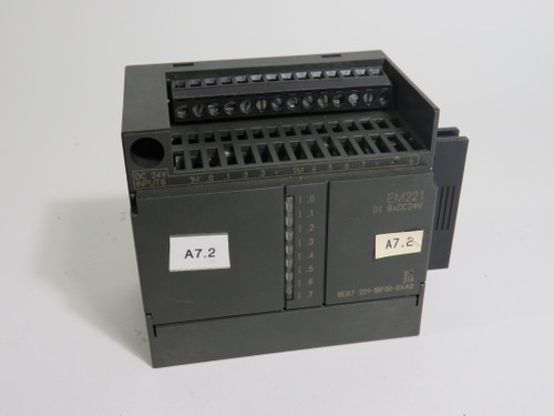 Siemens 6ES7221-1BF00-0XA0 Input Module 24VDC *Missing Door* USED