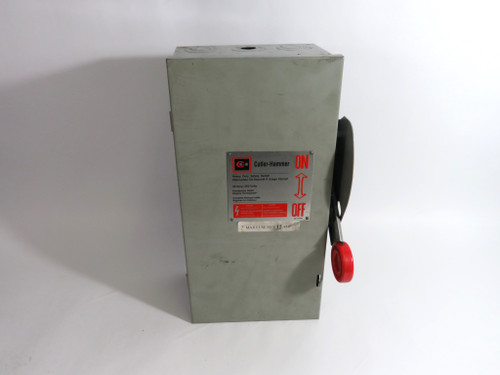 Cutler-Hammer 1HD321N Fusible Switch 30A MISSING FUSE HOLDER SECTION USED