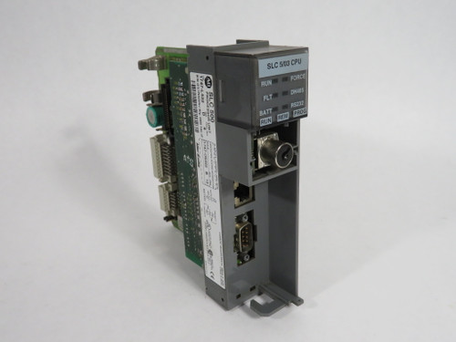 Allen-Bradley 1747-L532 Processor Unit Ser D Rev 4 FRN 10 NO KEY/DOOR/BATT USED