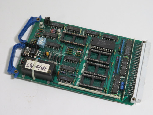 Marposs 6840013405 PC Board Module *Missing 4 Memory Chips* USED