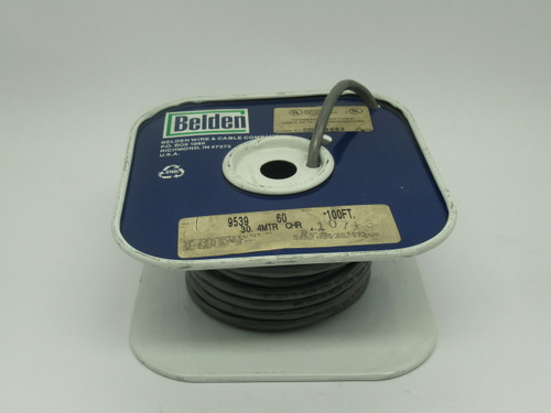 Belden 9539060100 Spooled Cable Shielded 300V 9Wire 24AWG 35ft SHELF WEAR NOP