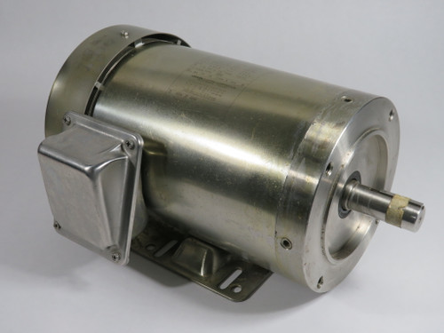 Leeson 2.0/1.5HP 1740/1440RPM 208-230/190V 460/380V 145TC TEFC 3Ph USED