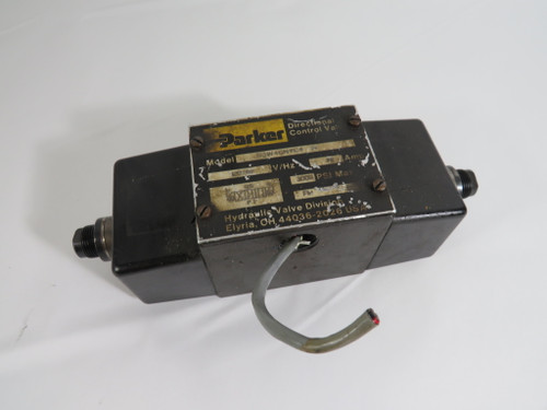 Parker D3W4CNYC4-14 Directional Control Valve 120V@60Hz *No Knobs on Coils* USED