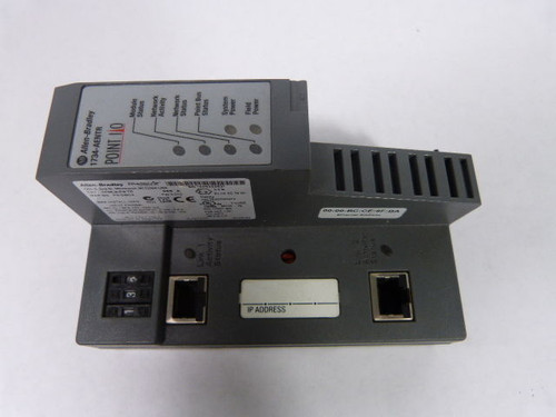 Allen-Bradley 1734-AENTR Adapter Module Ethernet IP/OP .8A 2-Port DAMAGED AS IS