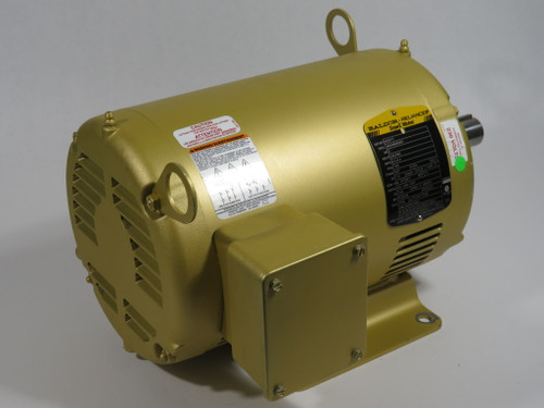 Baldor 3HP 1765RPM 230/460V 182T OPSB 3Ph 8.4/4.2A 60Hz MINOR SHELF WEAR USED