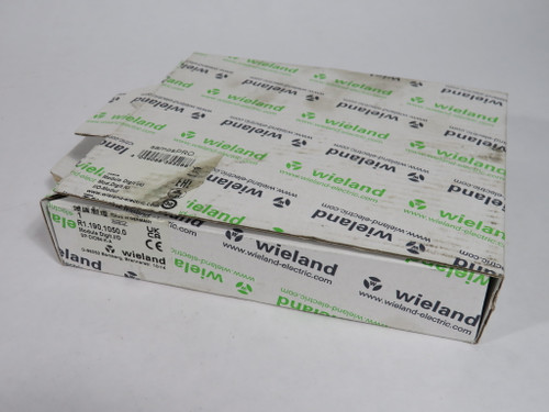 Wieland R1.190.1050.0 PLC Digital I/O Module 24VDC 8-In 4-Out SHELF WEAR NEW