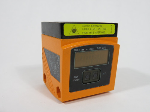 IFM O1D100 O1DLF3KG Photoelectric Distance Sensor 18-30VDC 200mA 0.2-10m USED