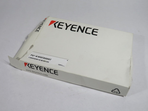 Keyence FU-A100(5000) Fiber Unit Array Thrubeam 100mm NO ACCESSORIES USED