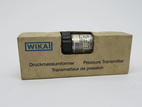 Wika S-10 Pressure Transmitter 0-400Bar 4-20mA 10-30VDC USED