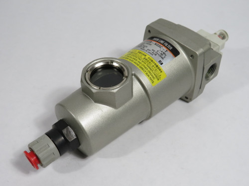 SMC AFF2B-N03C-T Main Line Filter 3/8" NPT 1.0MPa 300L/min USED