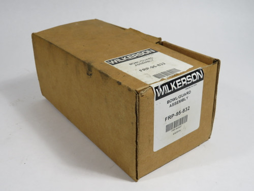 Wilkerson FRP-95-832 Plastic Bowl and Metal Bowl Guard with Manual Drain NEW