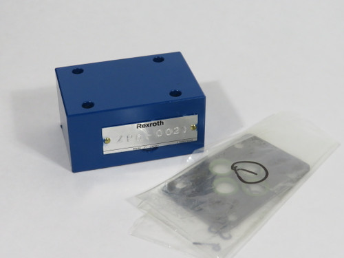 Rexroth ZP6-002V Check Valve Sandwich Plate C/W R971892836 Cover Plate NOP