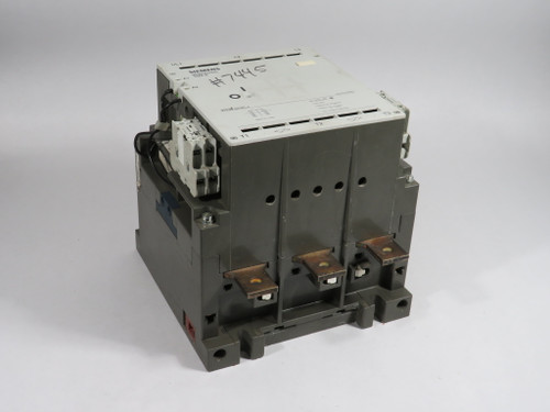 Siemens 3TF6844-0CF71 Vacuum Contactor 110-132V 50/60Hz 4NO 4NC NEMA 6 USED