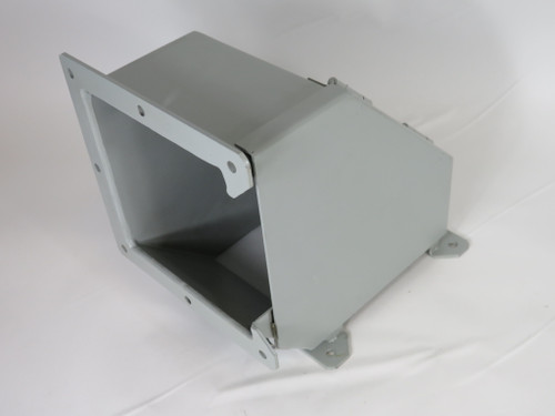 Hammond 1485D9N 90 DEG N12 Steel Gray Wireway 6" x 6" USED