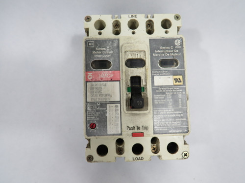 Cutler-Hammer HMCP150T4S Circuit Breaker 150A 600VAC 3P SHELF WEAR USED