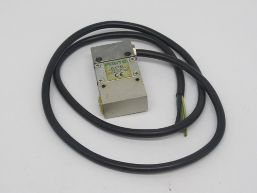 Festo 531155 PE-1/8-K3 PE Converter 0.8-10 Bar *CUT CABLE END* USED