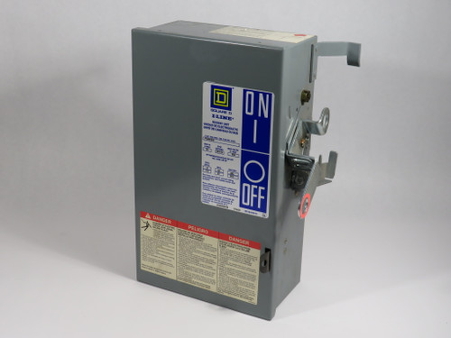 Square D PQ3603G Busway Switch 30A 600V 3-Pole 5/15HP@480V 7.5/20HP@600V NOP